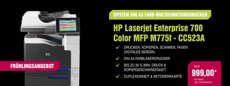 Angebot: HP Laserjet Enterprise 700 CC523A